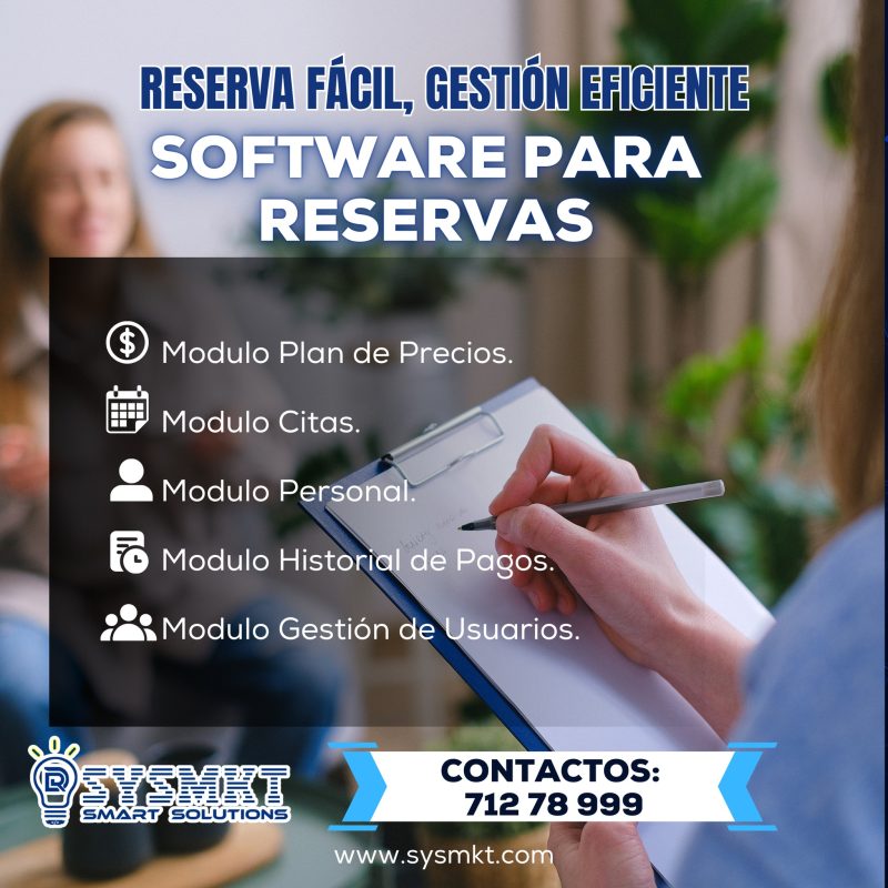 software reservas